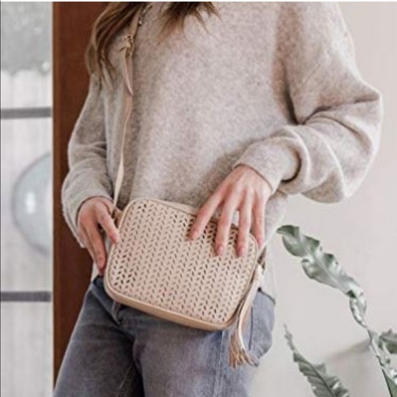 Summer & Rose Tan Crossbody Laser-cut Detailing - Picture 8 of 8